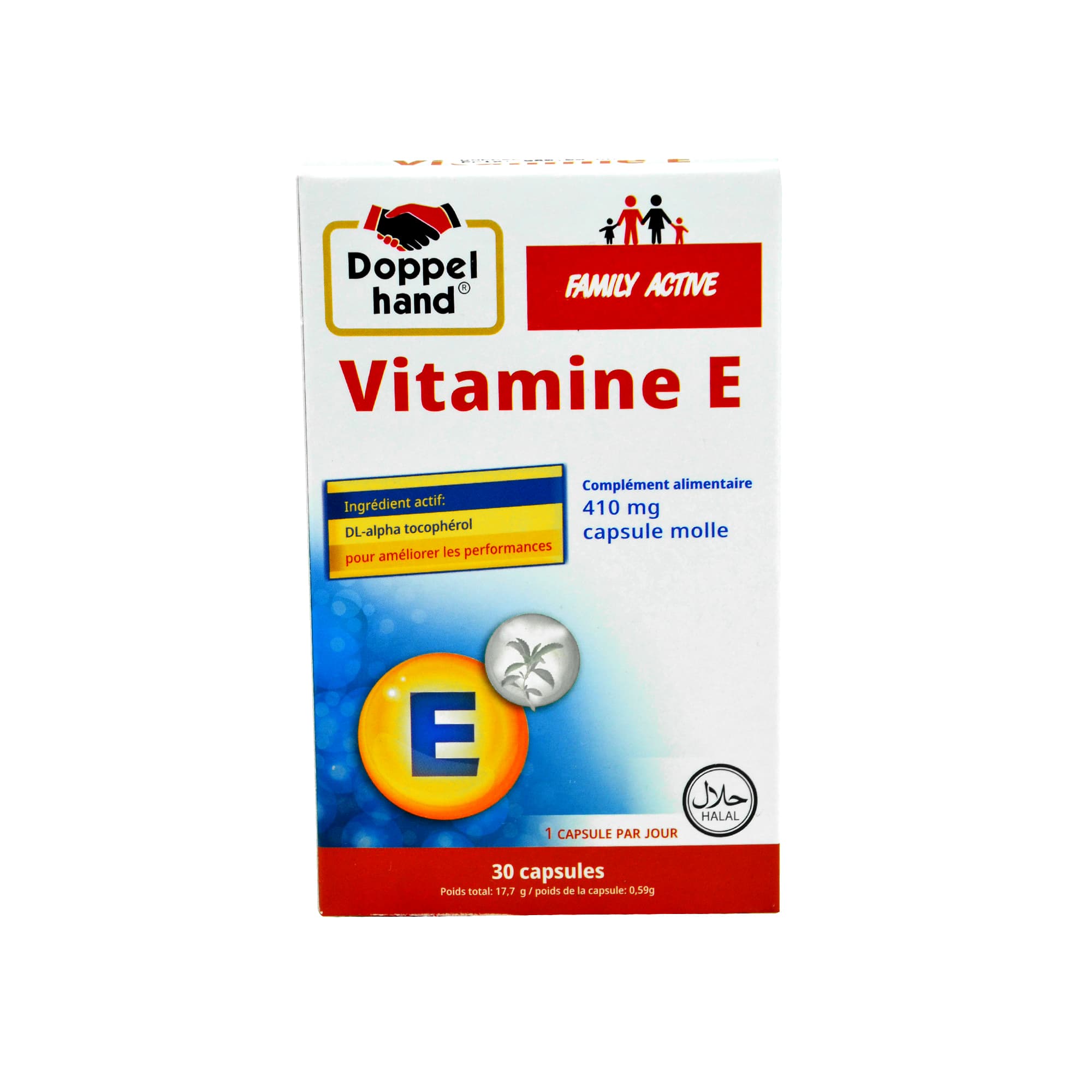 DOPPEL HAND VITAMINE E 410MG GELULE B/30